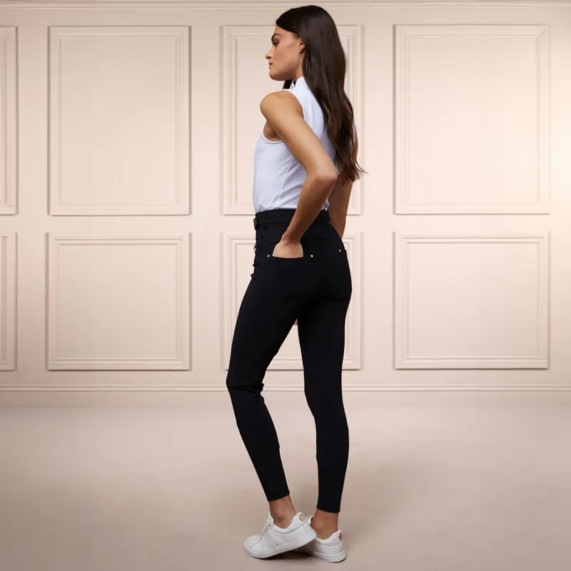 Holland Cooper Windsor Full Grip Ladies Breeches - Black-11