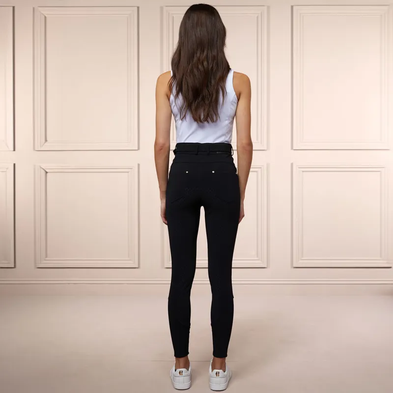 Holland Cooper Windsor Full Grip Ladies Breeches - Black-8