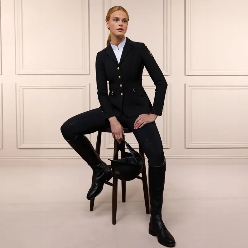 Holland Cooper Windsor Full Grip Ladies Breeches - Black-3