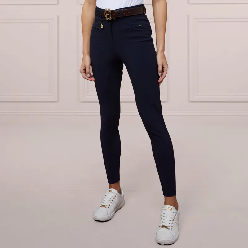 Holland Cooper Windsor Full Grip Ladies Breeches - Ink Navy