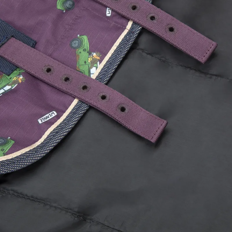 Winnie and Me 100g Turnout Rug - Burgundy-5