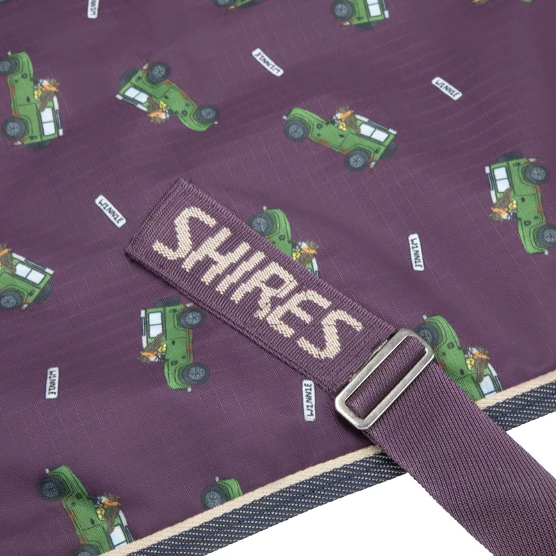 Winnie and Me 100g Turnout Rug - Burgundy-6