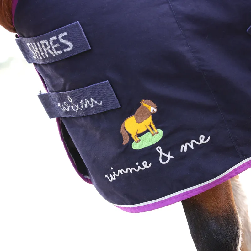 Winnie and Me Stable Sheet - Navy-1