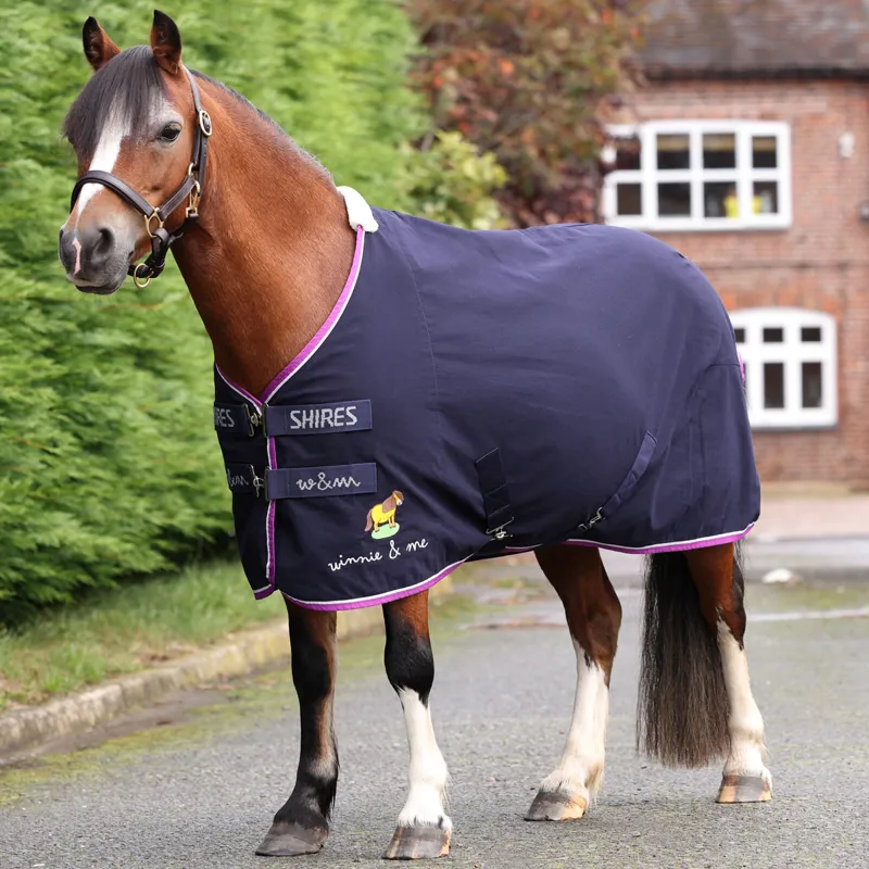 Winnie and Me Stable Sheet - Navy