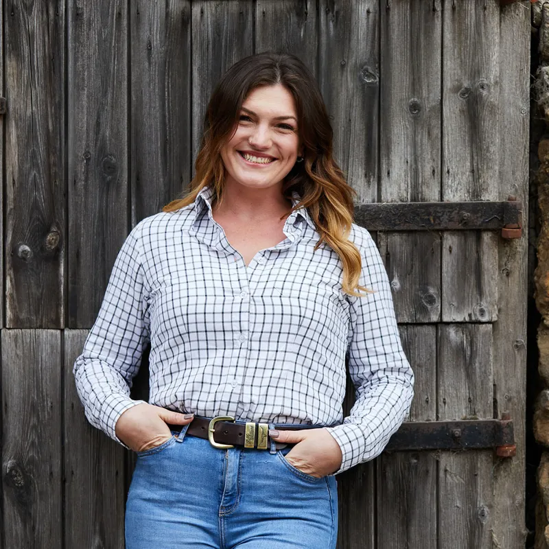 Ridgeline Sedgebrook Womens Checked Shirt - Navy/Storm-3