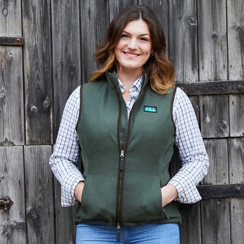 Ridgeline Monarch Womens Gilet - Deep Forest-1