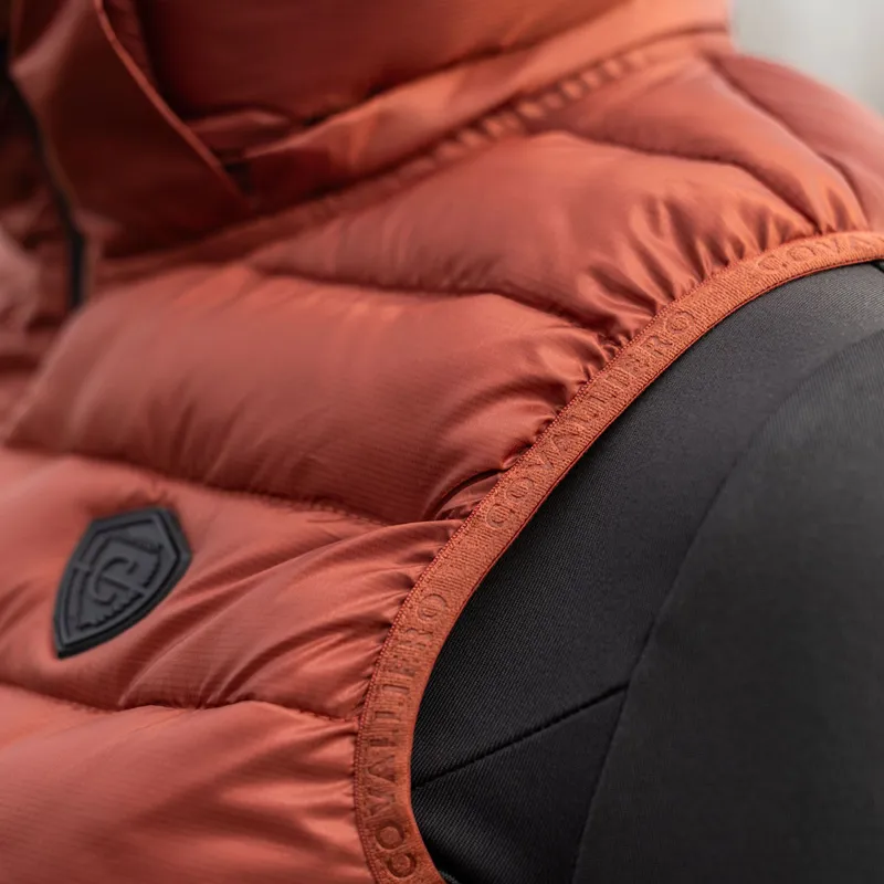 Covalliero Womens Quilted Gilet - Rust-8