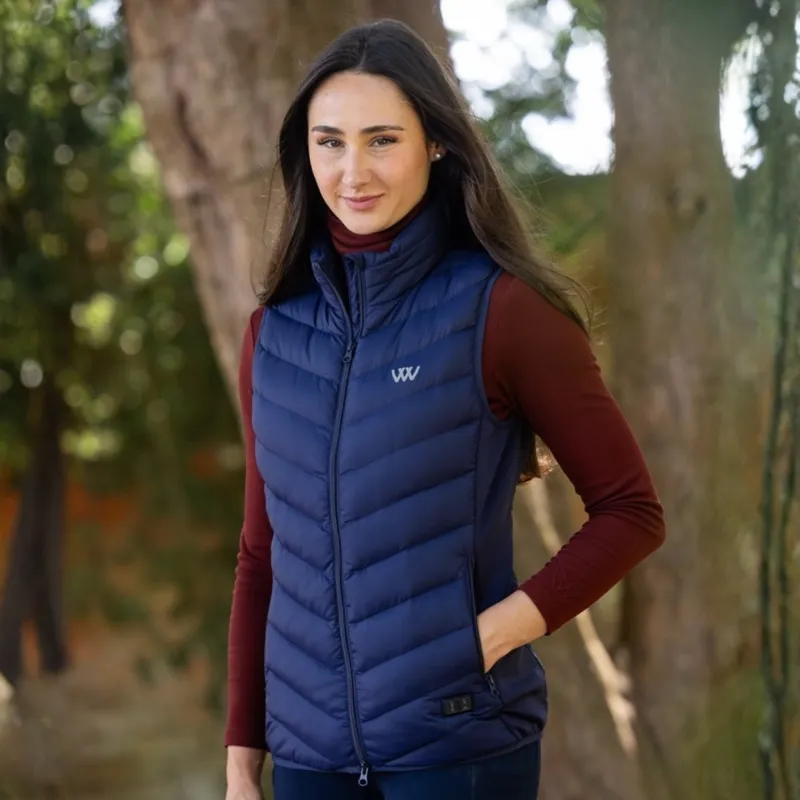 Woof Wear Heated Womens Gilet - Navy-2