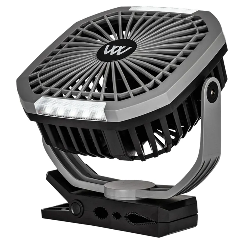 Woof Wear Multi Mount Rechargeable Fan - Black/Grey-1