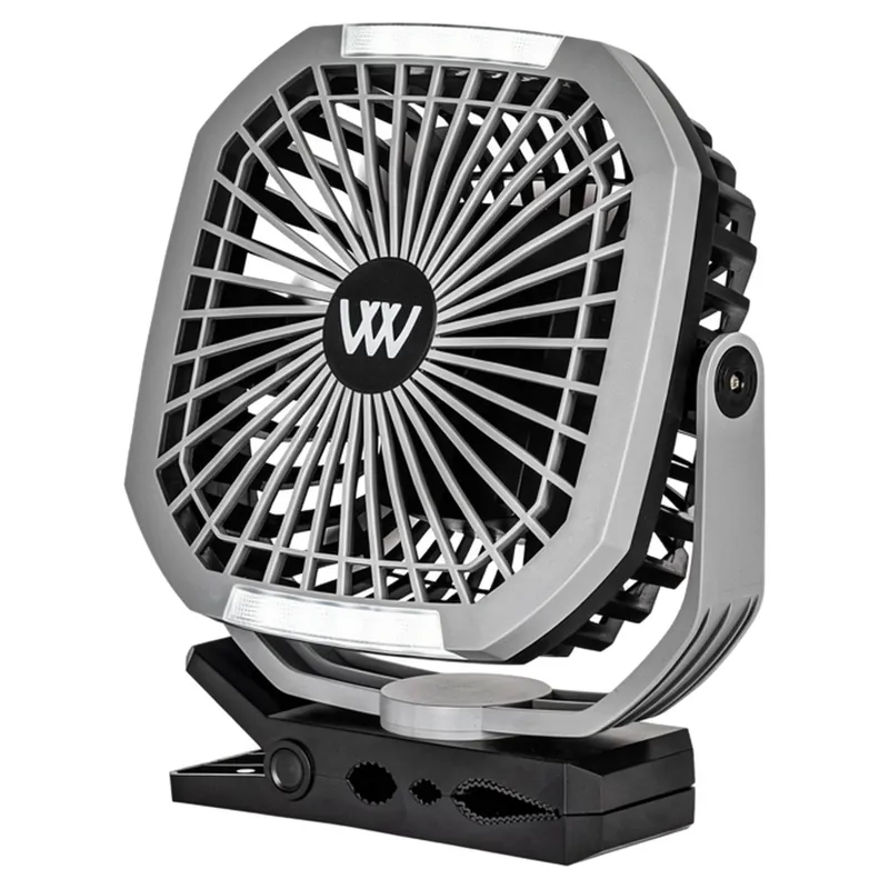 Woof Wear Multi Mount Rechargeable Fan - Black/Grey
