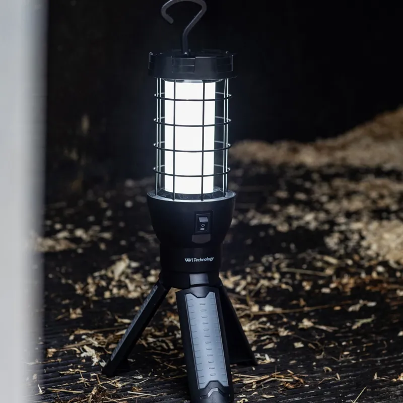 Woof Wear Rechargeable Tripod Lantern - Black/Grey-2