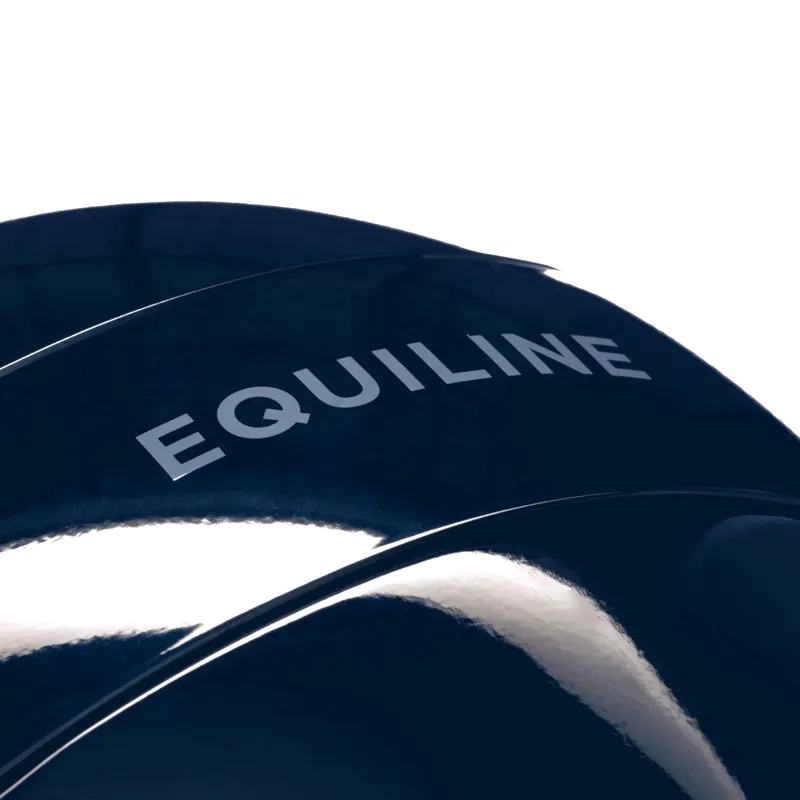 Equiline Xanto Standard Visor Riding Hat - Glossy Blue-5
