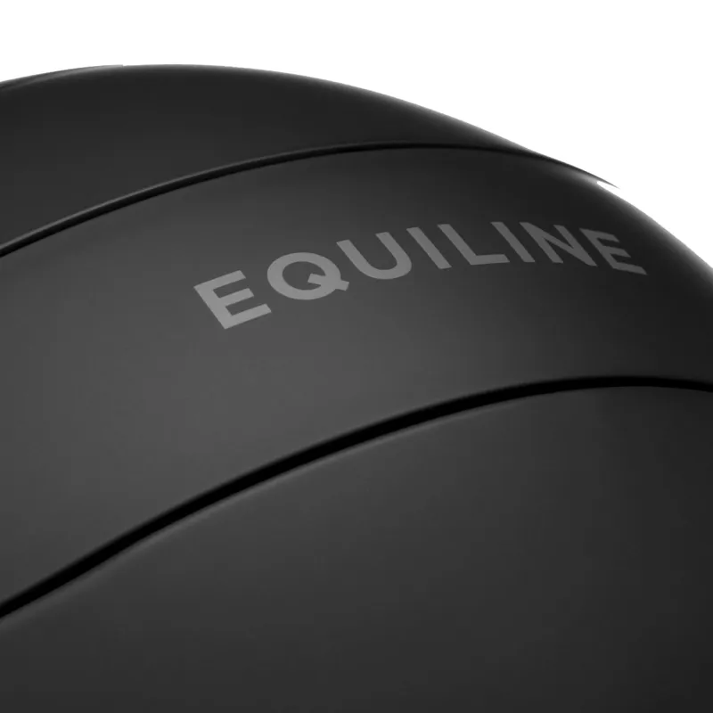 Equiline Xanto Standard Visor Riding Hat - Matte Black-8