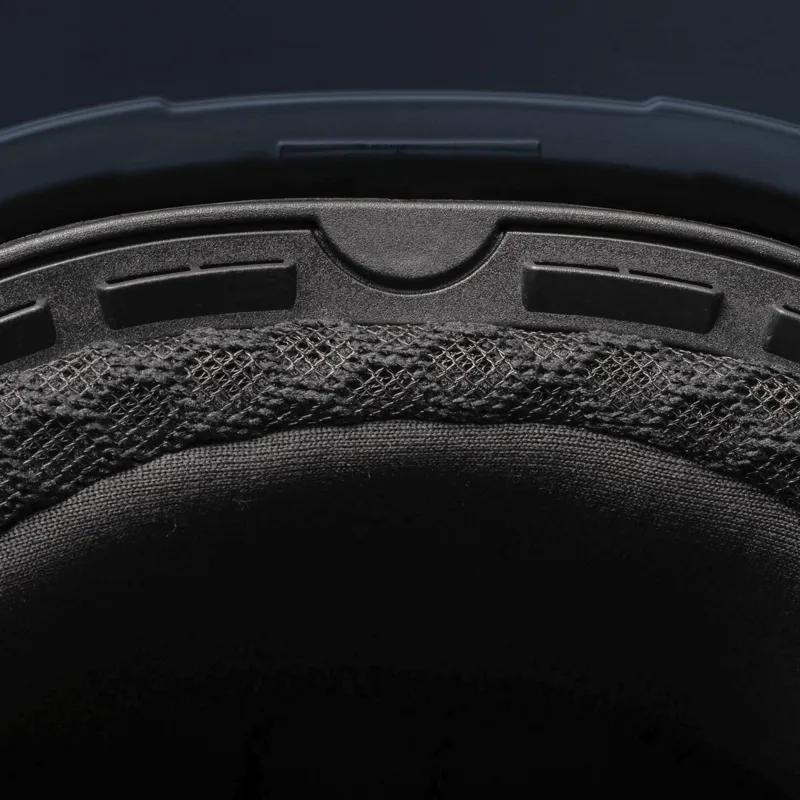 Equiline Xanto Sun Visor Wide Peak Riding Hat - Matte Blue-5