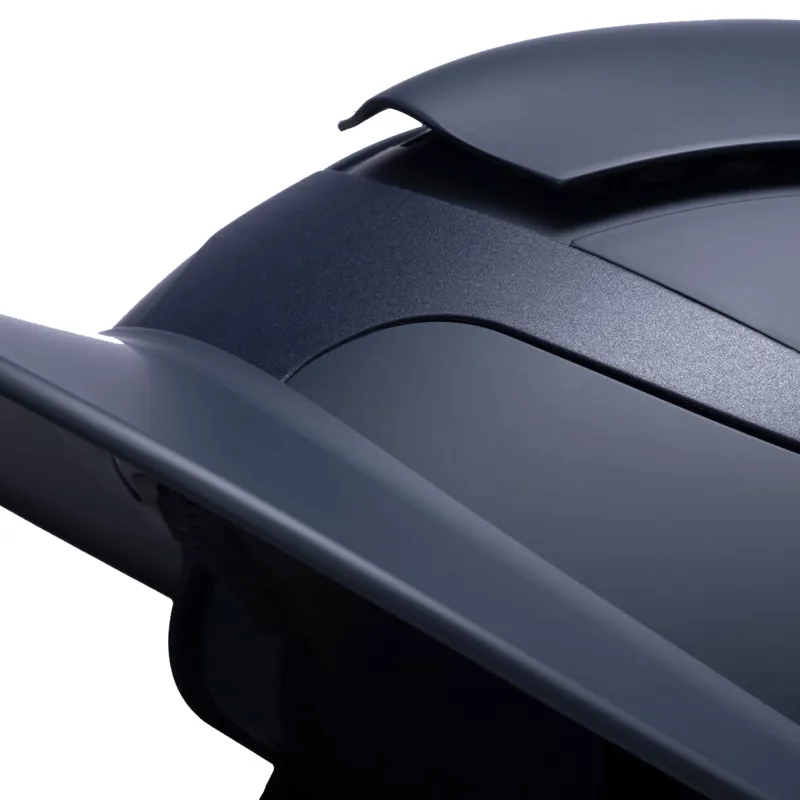 Equiline Xanto Sun Visor Wide Peak Riding Hat - Matte Blue-6