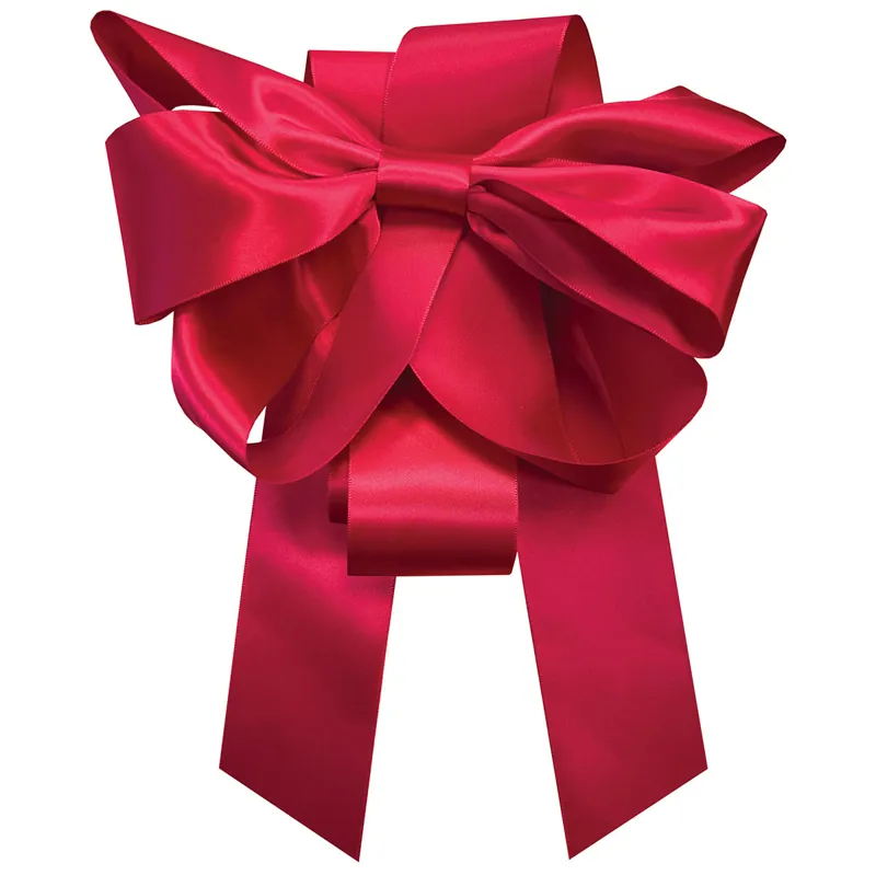 Equetech Christmas Horse Chest Bow - Red