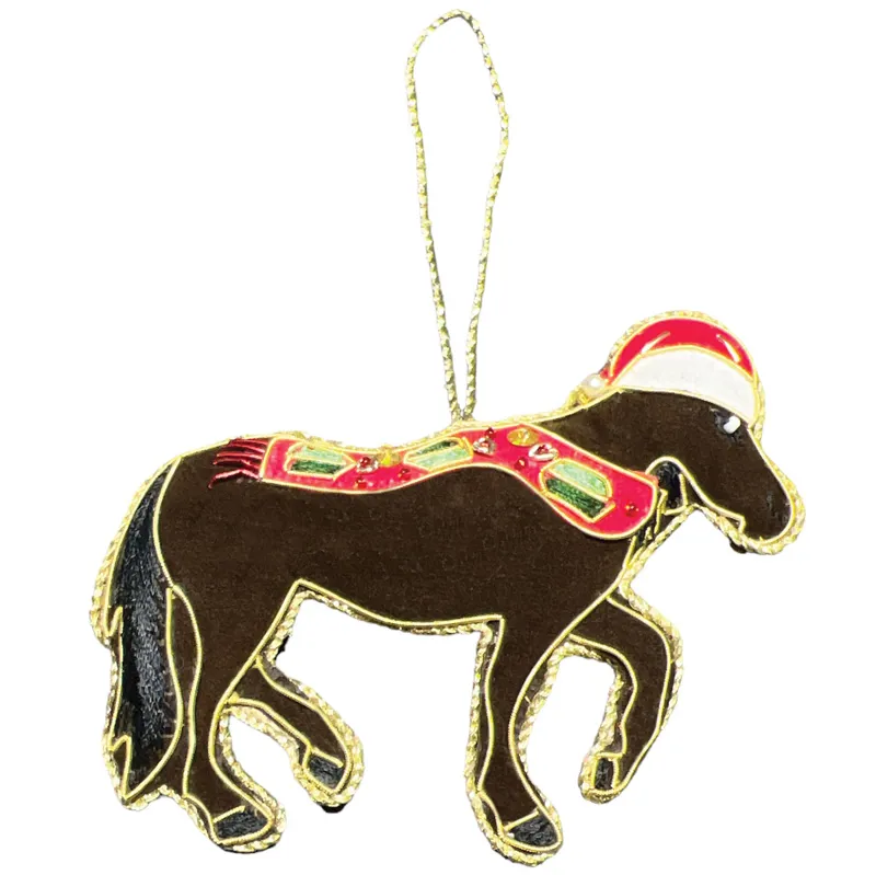 Equetech Christmas Tree Decoration - Bay Horse