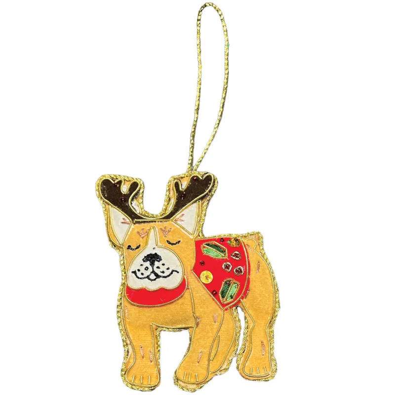 Equetech Christmas Tree Decoration - French Bulldog