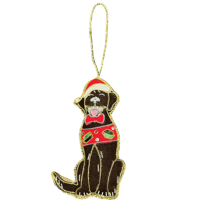 Equetech Christmas Tree Decoration - Chocolate Lab