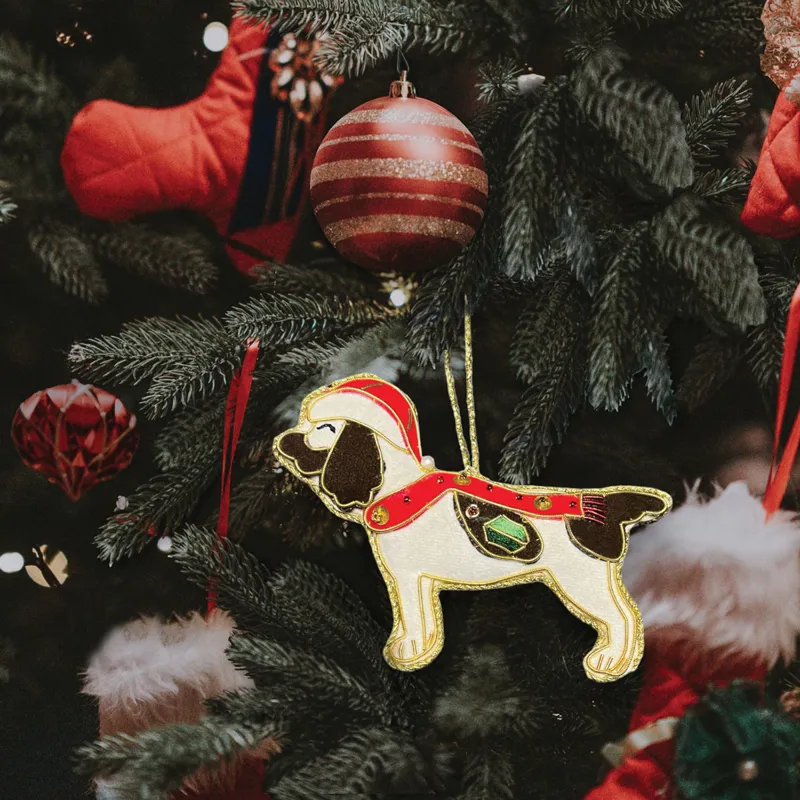 Equetech Christmas Tree Decoration - Springer Spaniel-1
