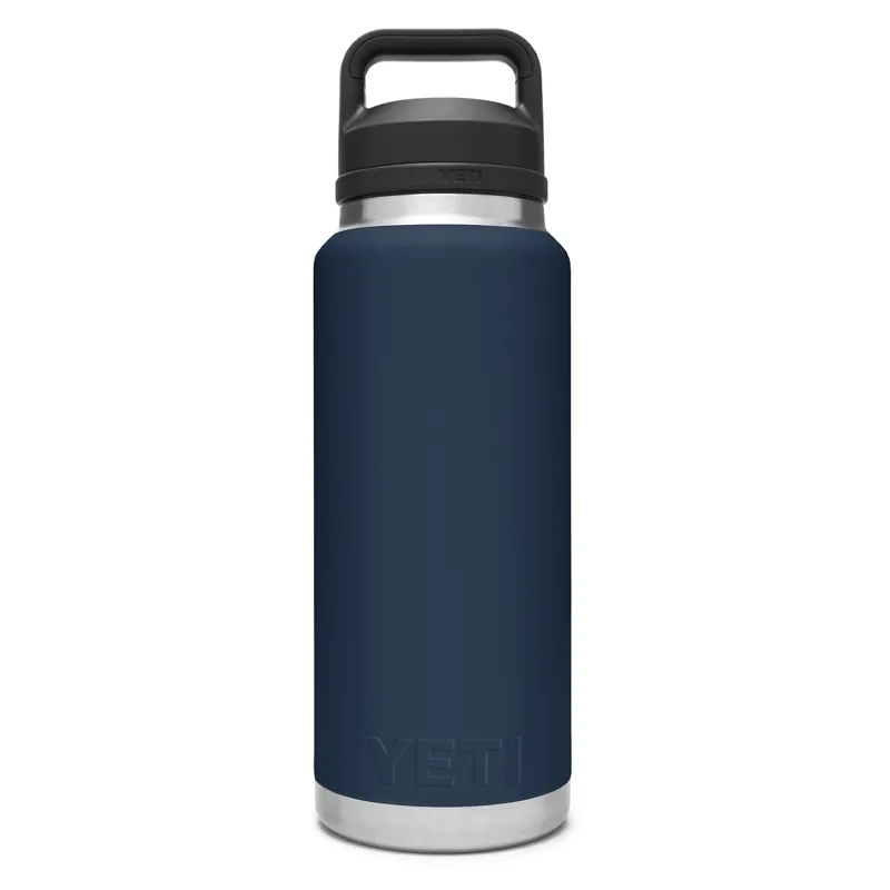 YETI Rambler 1 Litre Bottle With Chugging Cap - Navy-4
