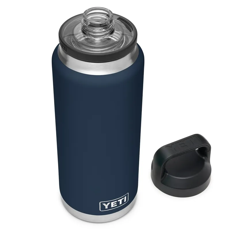 YETI Rambler 1 Litre Bottle With Chugging Cap - Navy-3