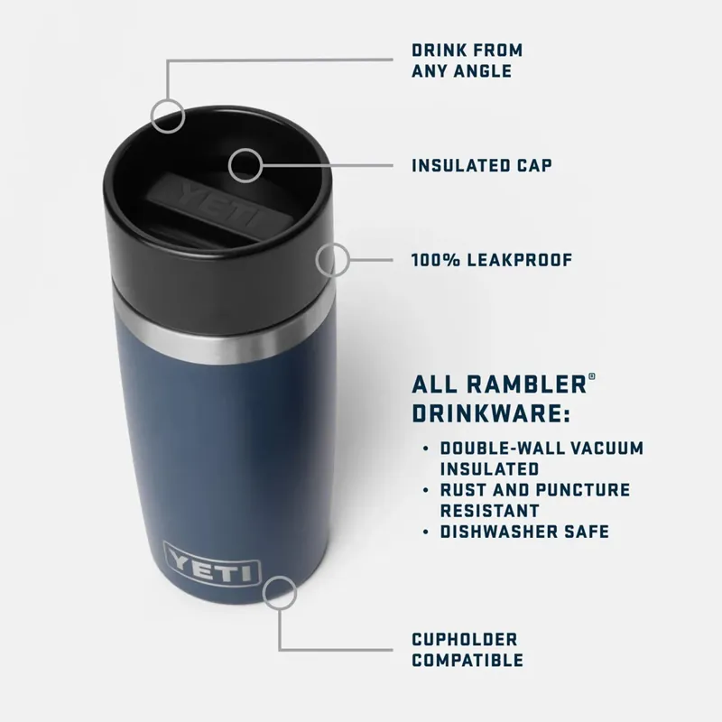YETI Rambler 12oz Travel Bottle - Navy-4
