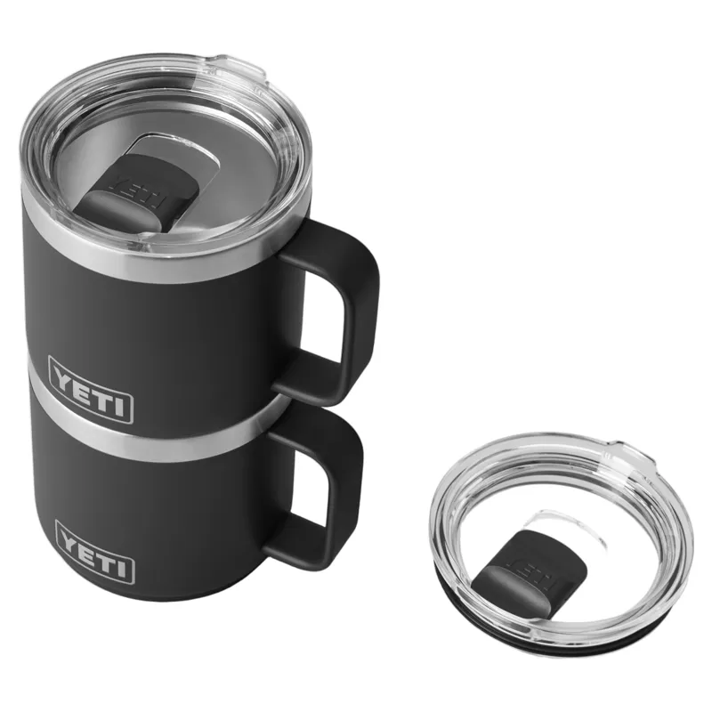 YETI Rambler 14oz Stackable Mug - Black-3