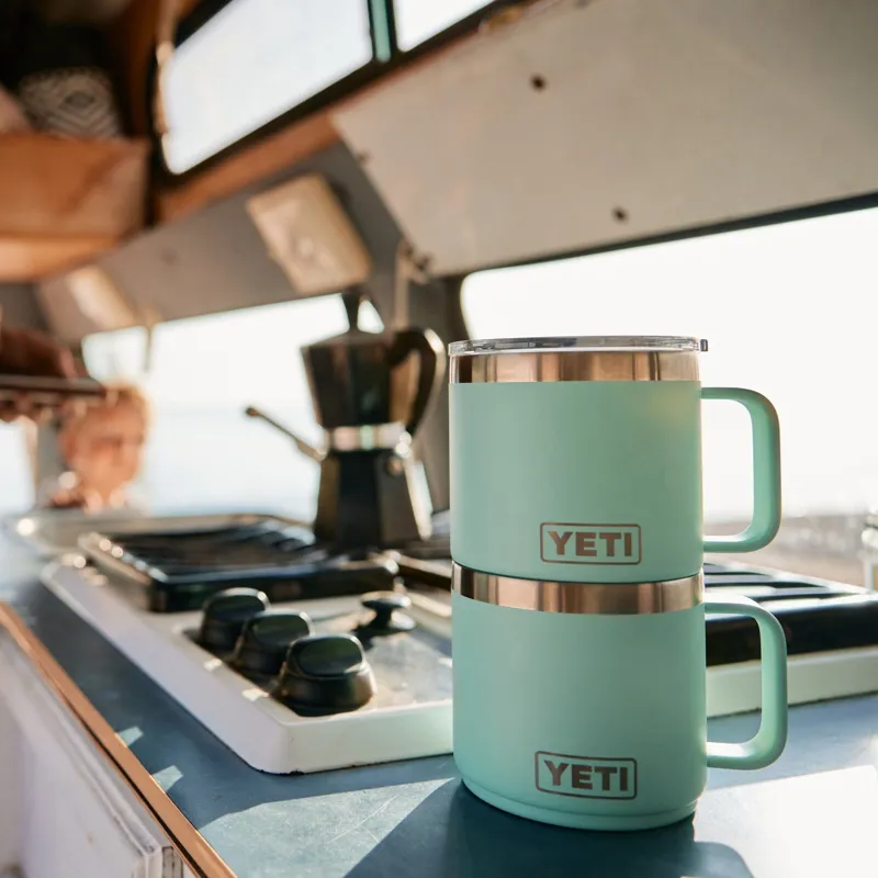 YETI Rambler 14oz Stackable Mug - Seafoam-1