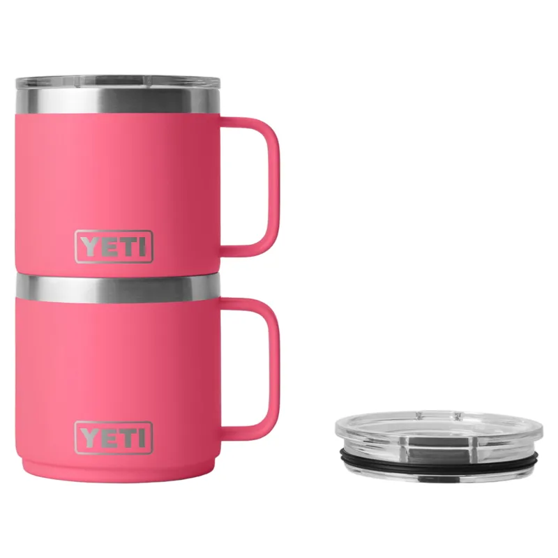 YETI Rambler 14oz Stackable Mug - Tropical Pink-3
