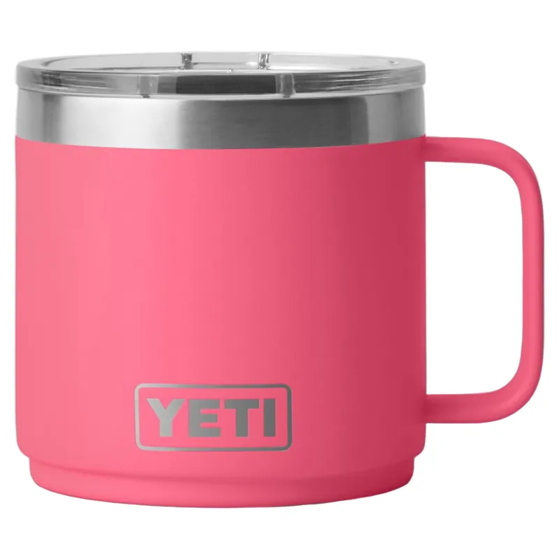 YETI Rambler 14oz Stackable Mug - Tropical Pink