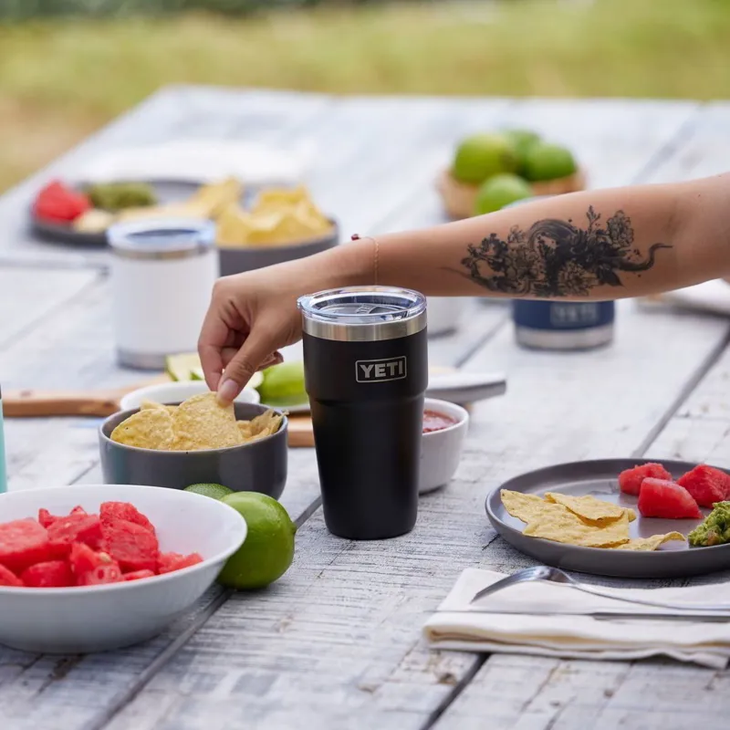YETI Rambler 20oz Stackable Cup - Black-1