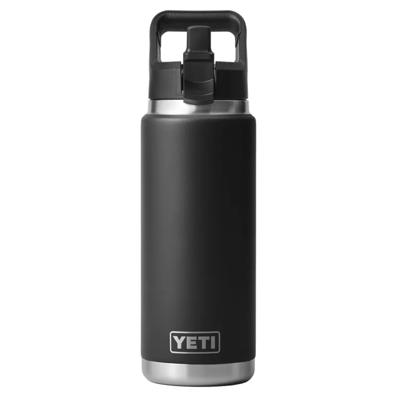 YETI Rambler 26oz Straw Bottle - Black-1