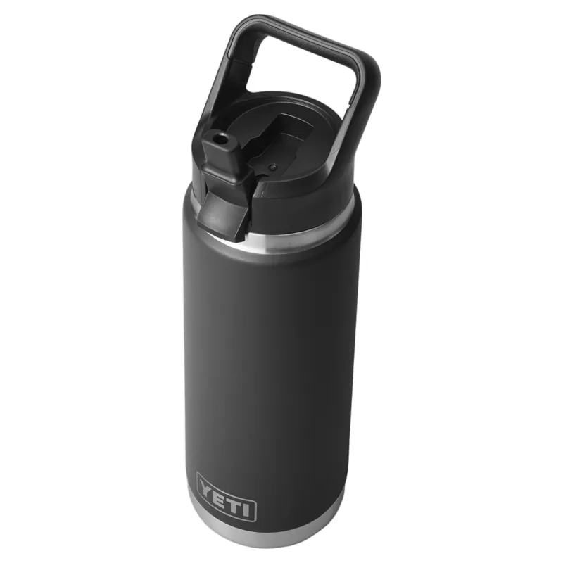 YETI Rambler 26oz Straw Bottle - Black-3