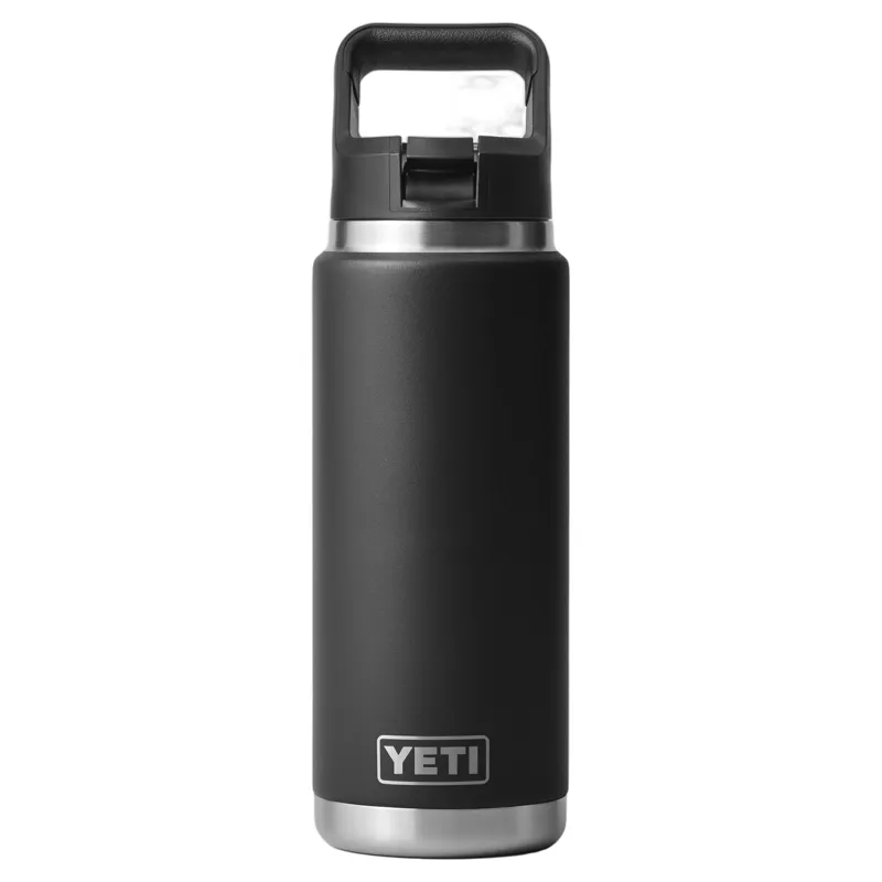 YETI Rambler 26oz Straw Bottle - Black