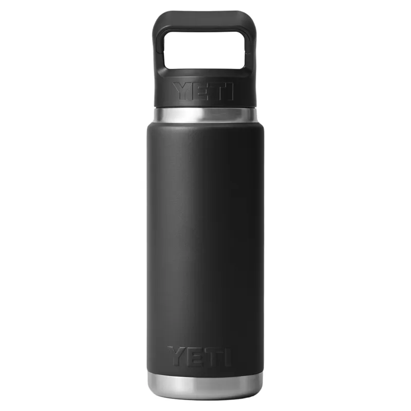 YETI Rambler 26oz Straw Bottle - Black-4