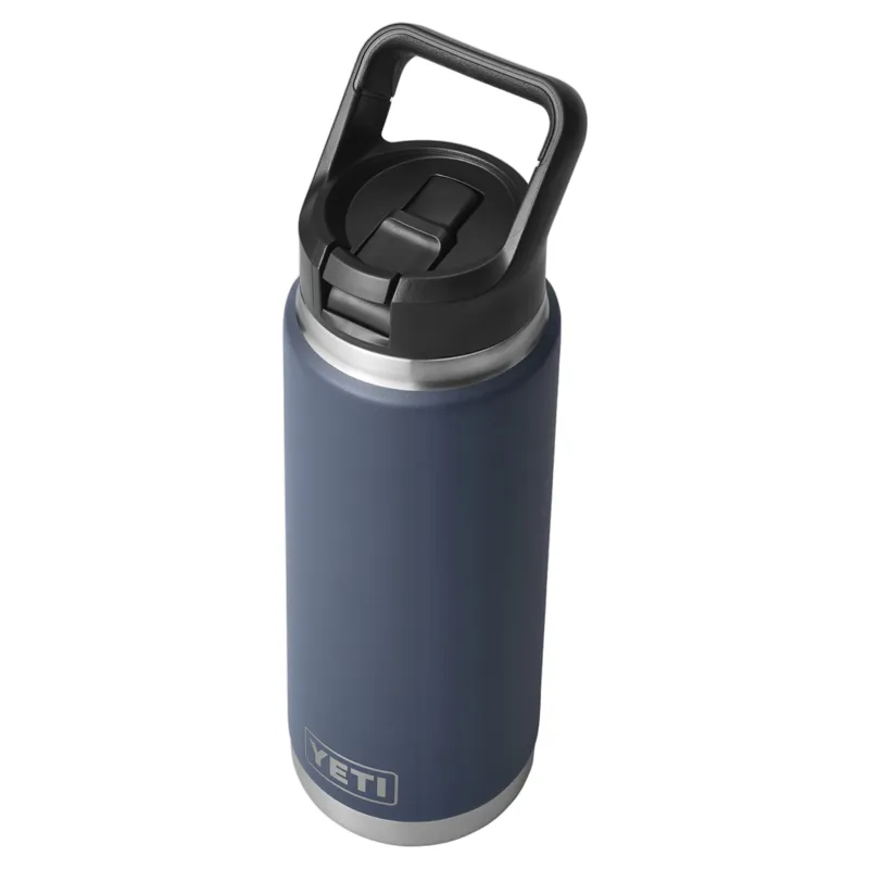YETI Rambler 26oz Straw Bottle - Navy-5