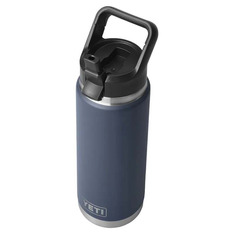 YETI Rambler 26oz Straw Bottle - Navy-4