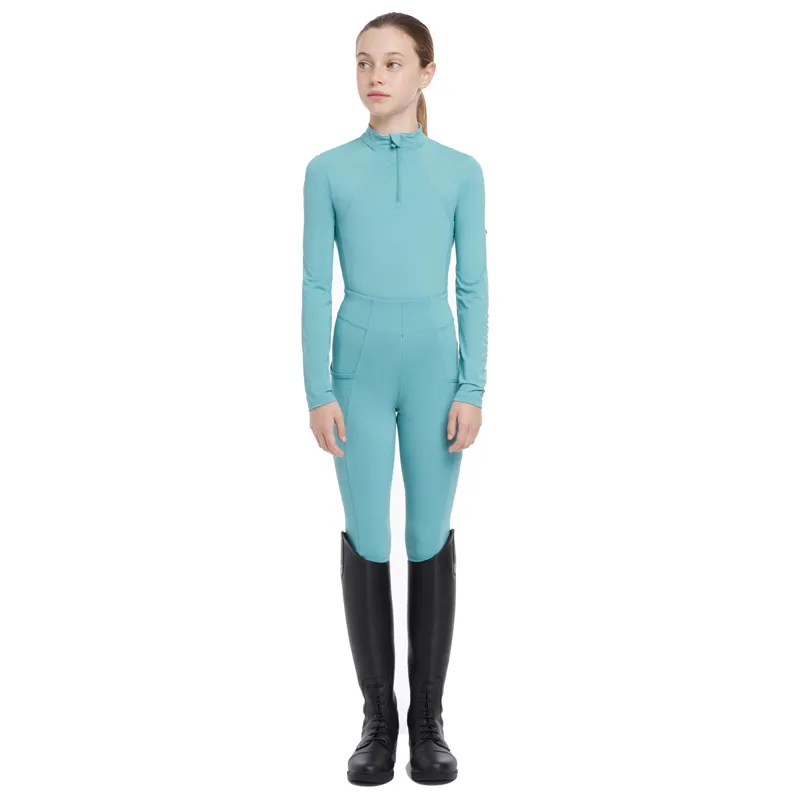 LeMieux Young Rider Junior Base Layer - Lagoon-1