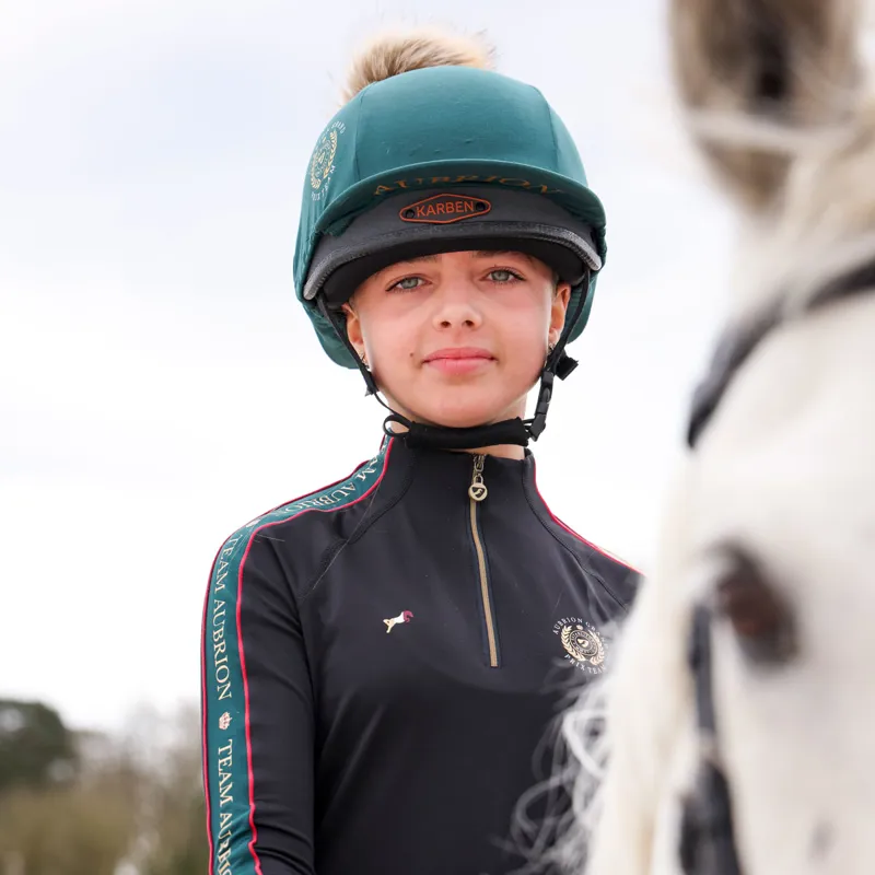 Aubrion Team Junior Winter Base Layer - Black-2