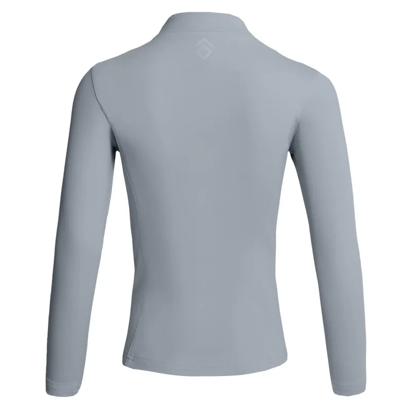 Aztec Diamond Young Rider Long Sleeve Junior Base Layer - Ash Blue-4