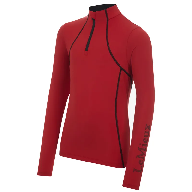 LeMieux Young Rider Junior Base Layer - Chilli-2