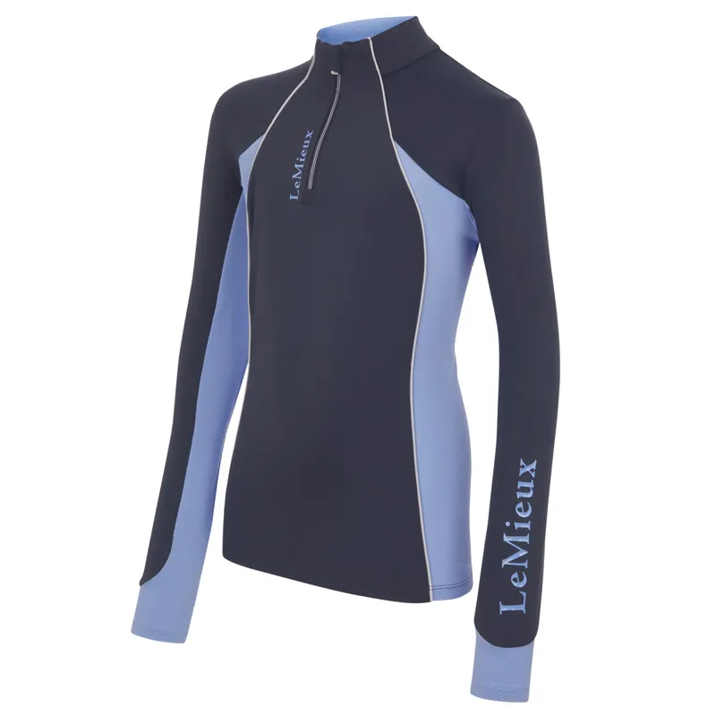 LeMieux x This Esme Young Rider Junior Base Layer - Dusk Blue-2