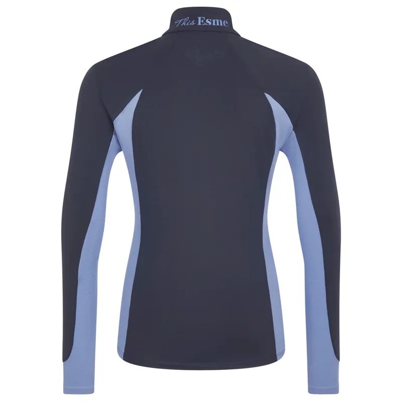 LeMieux x This Esme Young Rider Junior Base Layer - Dusk Blue-1