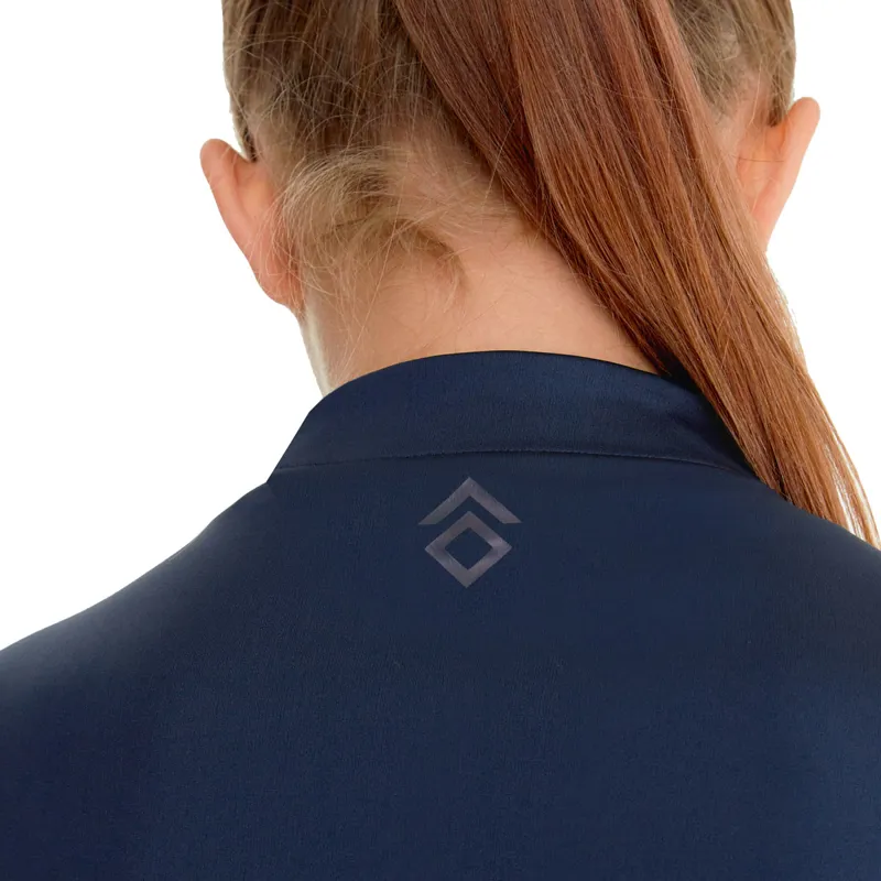 Aztec Diamond Young Rider Long Sleeve Junior Base Layer - Navy-2
