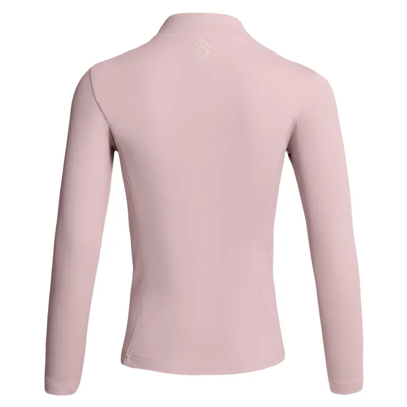 Aztec Diamond Young Rider Long Sleeve Junior Base Layer - Pink-5