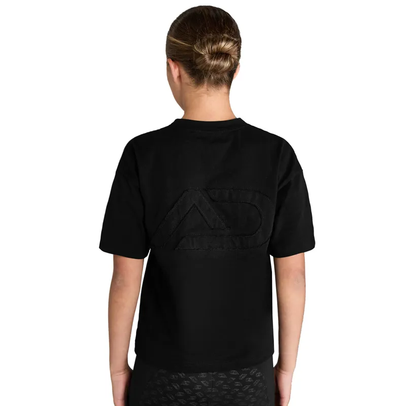 Aztec Diamond Young Rider Tee - Black/Pink-3