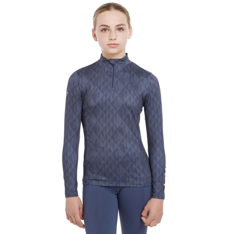 LeMieux Young Rider Clea Junior Long Sleeve Base Layer - Dusk Blue