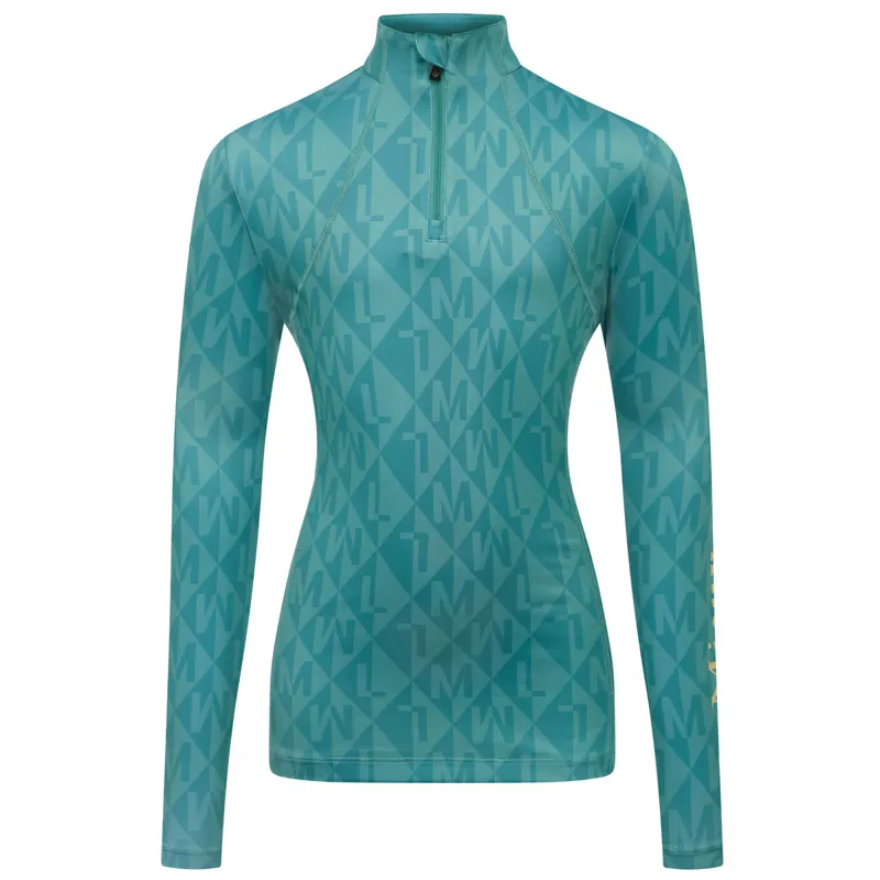 LeMieux Young Rider Clea Junior Long Sleeve Base Layer - Lagoon-1