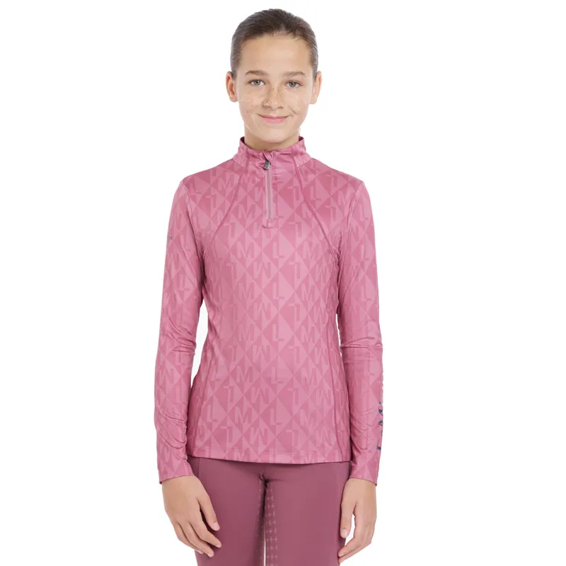 LeMieux Young Rider Clea Junior Long Sleeve Base Layer - Peony